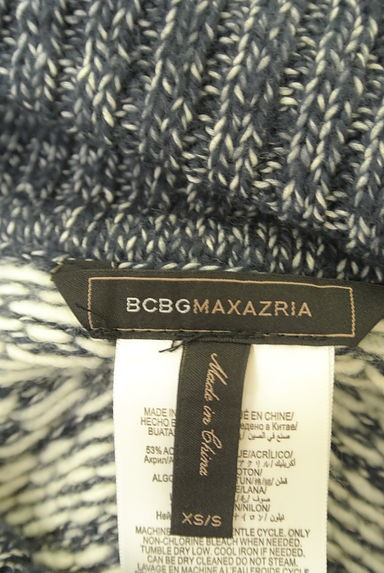 BCBG MaxAzria（ビーシービージーマックスアズリア）の古着「ミックス編みオフタートルニットベスト（ニット）」大画像６へ