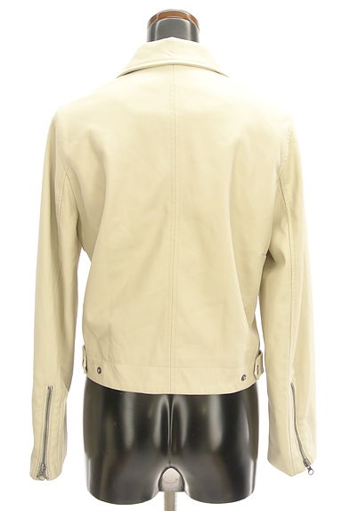 AZUL BY MOUSSY（アズールバイマウジー）の古着「エコレザーライダースジャケット（ブルゾン・スタジャン）」大画像２へ