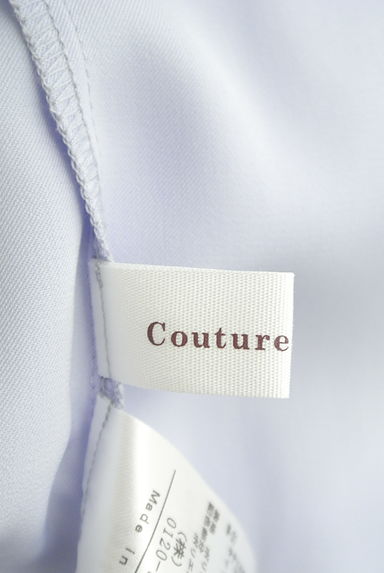 Couture Brooch（クチュールブローチ）の古着「配色デザイン２ＷＡＹネックブラウス（カットソー・プルオーバー）」大画像６へ