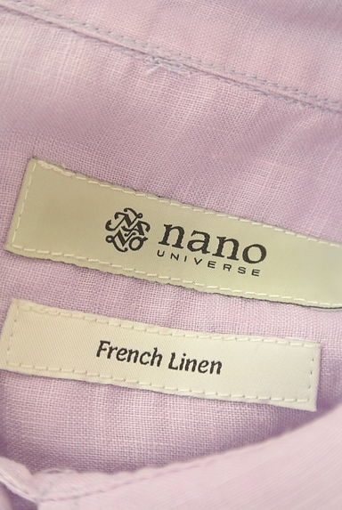 nano・universe（ナノユニバース）の古着「カラーリネンベーシックシャツ（カジュアルシャツ）」大画像６へ
