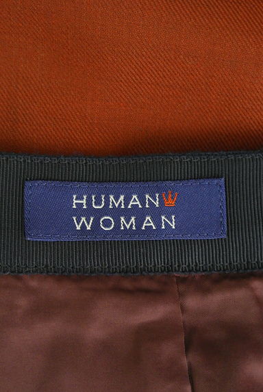 HUMAN WOMAN（ヒューマンウーマン）の古着「タックミモレスカート（ロングスカート・マキシスカート）」大画像６へ