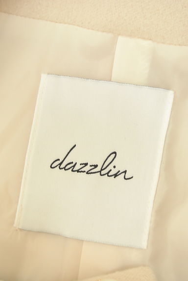 dazzlin（ダズリン）の古着「ファー付きノーカラーロングコート（コート）」大画像６へ