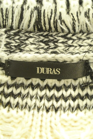 DURAS（デュラス）の古着「ボーダーロングニットカーディガン（カーディガン・ボレロ）」大画像６へ
