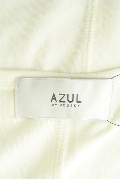 AZUL by moussy（アズールバイマウジー）の古着「Vネック白Tシャツ（Ｔシャツ）」大画像６へ
