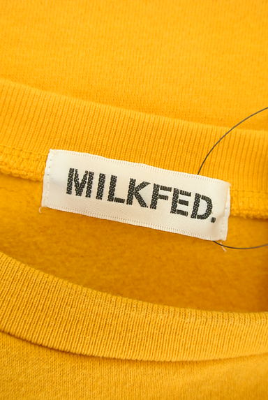 MILKFED.（ミルク フェド）の古着「ロゴ刺繍入り裏起毛スウェット（スウェット・パーカー）」大画像６へ