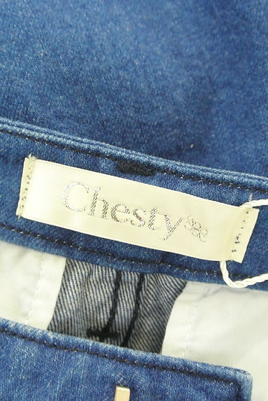 Chesty（チェスティ）の古着「刺繍入りクロップドデニムパンツ（デニムパンツ）」大画像６へ
