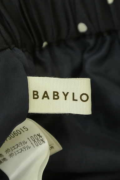 BABYLONE（バビロン）の古着「ドット柄ロングフレアスカート（ロングスカート・マキシスカート）」大画像６へ