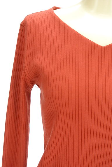 UNITED ARROWS（ユナイテッドアローズ）の古着「Vネックリブカットソー（カットソー・プルオーバー）」大画像４へ