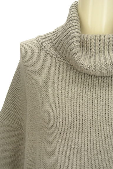 MOUSSY（マウジー）の古着「オフタートルニットプルオーバー（セーター）」大画像４へ