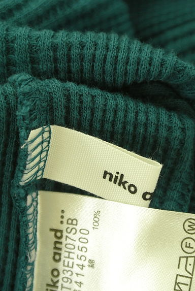 niko and...（ニコ アンド）の古着「ヘンリーネックワッフルロングワンピース（ワンピース・チュニック）」大画像６へ