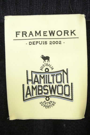 FRAMeWORK（フレームワーク）の古着「リブ襟ケーブル編みニットブルゾン（カーディガン・ボレロ）」大画像６へ