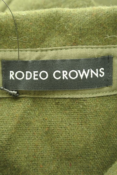 RODEO CROWNS（ロデオクラウン）の古着「ウエストリボンウール混膝下シャツワンピ（ワンピース・チュニック）」大画像６へ