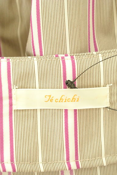 Te chichi（テチチ）の古着「ベルト付きフレンチスリーブロングワンピ（ワンピース・チュニック）」大画像６へ