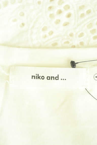 niko and...（ニコ アンド）の古着「カットワーク刺繍６分袖カットソー（カットソー・プルオーバー）」大画像６へ