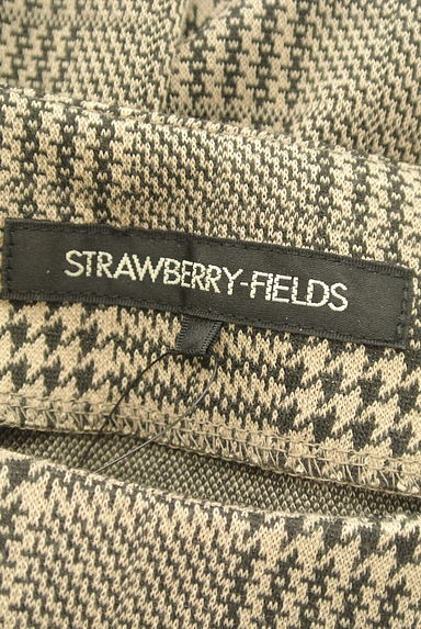 STRAWBERRY-FIELDS（ストロベリーフィールズ）の古着「袖レースリボン7分袖チェック柄ワンピ（ワンピース・チュニック）」大画像６へ