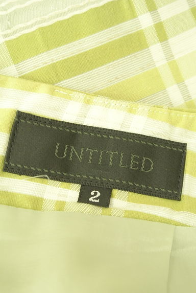UNTITLED（アンタイトル）の古着「艶シースルーボーダータックスカート（スカート）」大画像６へ