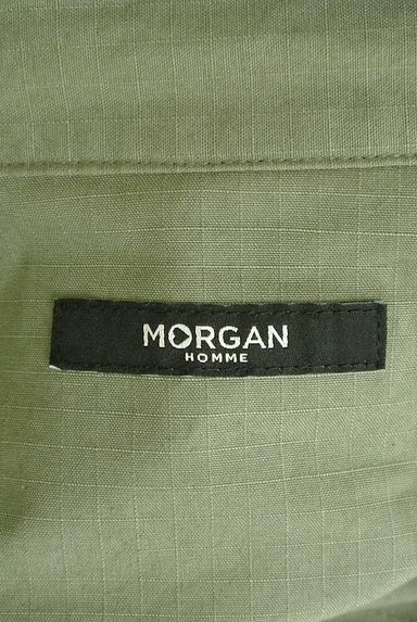 MORGAN HOMME（モルガン オム）の古着「フラップポケットコットンジャケット（ブルゾン・スタジャン）」大画像６へ
