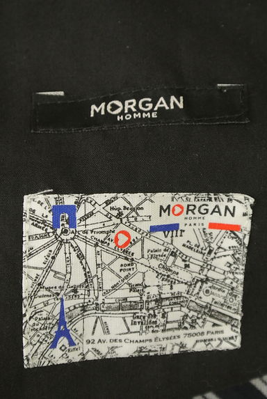 MORGAN HOMME（モルガン オム）の古着「イージーストライプ柄リネンパンツ（パンツ）」大画像６へ