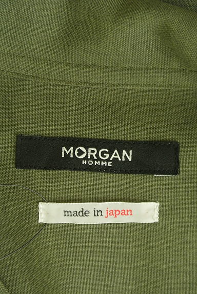 MORGAN HOMME（モルガン オム）の古着「こすれデザインカジュアルシャツ（カジュアルシャツ）」大画像６へ