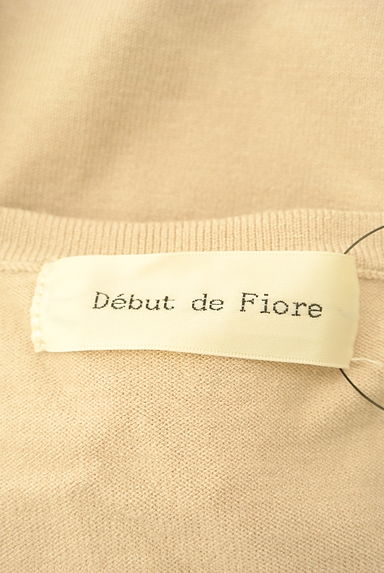Debut de Fiore by LAISSE PASSE（デビュー・ド・フィオレ）の古着「ふんわりシフォン袖切替ニット（ニット）」大画像６へ