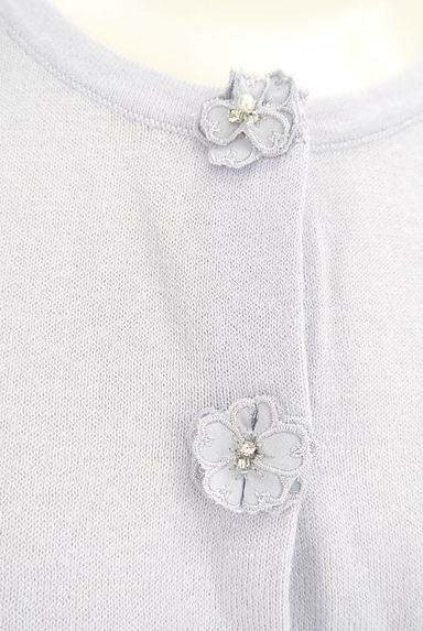 LAISSE PASSE（レッセパッセ）の古着「お花モチーフのニットカーディガン（カーディガン・ボレロ）」大画像４へ