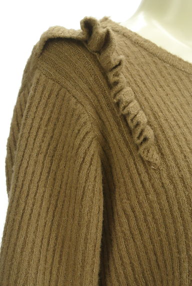 SM2（サマンサモスモス）の古着「肩フリルリブニットカーディガン（カーディガン・ボレロ）」大画像５へ