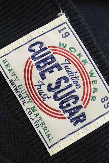 CUBE SUGAR（キューブシュガー）の古着「８分袖ワイドスリーブVネックニット（ニット）」大画像６へ