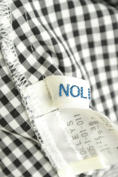 NOLLEY'S（ノーリーズ）の古着「裾リボンＶネックギンガムブラウス（カットソー・プルオーバー）」大画像６へ