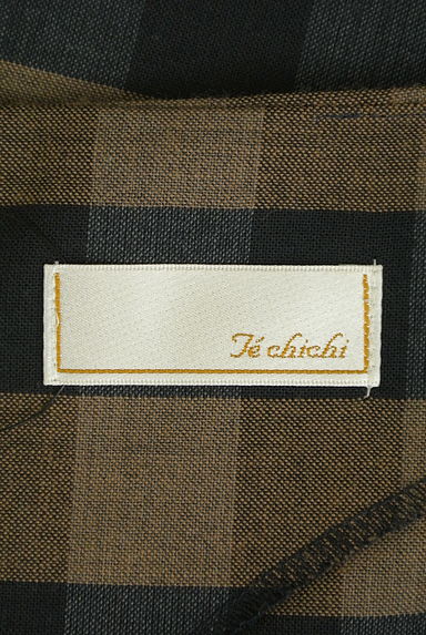 Te chichi（テチチ）の古着「ブロックチェック柄ウールカットソー（カットソー・プルオーバー）」大画像６へ