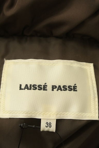 LAISSE PASSE（レッセパッセ）の古着「ボリューム襟中綿入りショートコート（コート）」大画像６へ