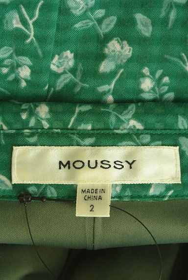 MOUSSY（マウジー）の古着「バラ×チェックマキシシャツワンピース（ワンピース・チュニック）」大画像６へ