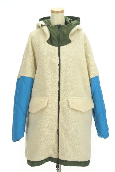 MOUSSY（マウジー）の古着「ナイロン×ボアリバーシブルコート（ブルゾン・スタジャン）」大画像５へ