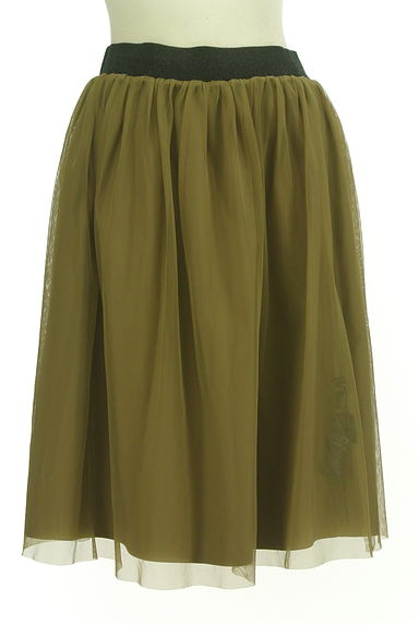 UNITED ARROWS（ユナイテッドアローズ）の古着「リバーシブルギャザー膝丈スカート（スカート）」大画像１へ