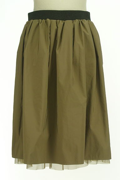 UNITED ARROWS（ユナイテッドアローズ）の古着「リバーシブルギャザー膝丈スカート（スカート）」大画像５へ
