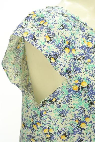 MACKINTOSH PHILOSOPHY（マッキントッシュ フィロソフィー）の古着「裾リボン花柄カットソー（カットソー・プルオーバー）」大画像４へ