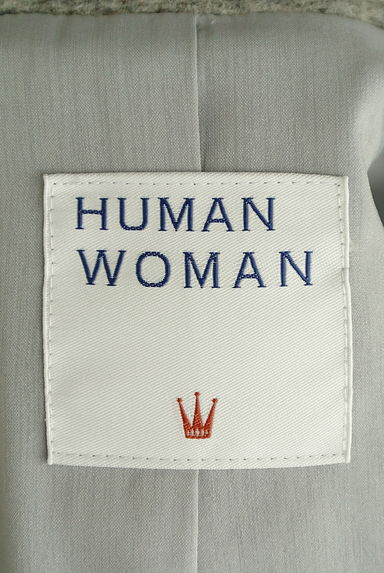 HUMAN WOMAN（ヒューマンウーマン）の古着「ウール混ミドルコート（コート）」大画像６へ