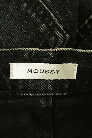 MOUSSY（マウジー）の古着「テーパードブラックデニムパンツ（デニムパンツ）」大画像６へ