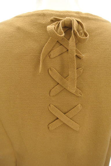 Couture Brooch（クチュールブローチ）の古着「バックレースアップ８分袖ニット（ニット）」大画像５へ