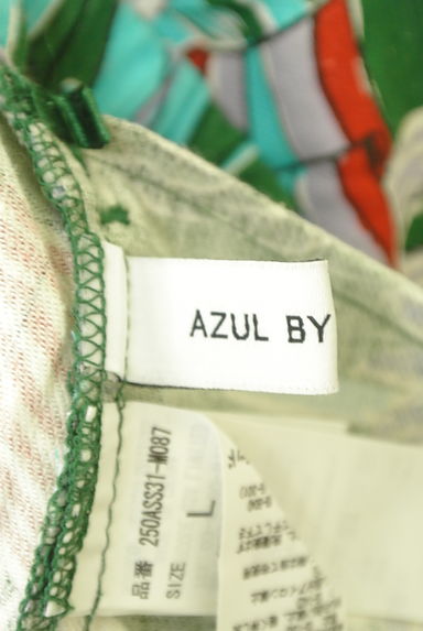 AZUL by moussy（アズールバイマウジー）の古着「リネン混プリントショートパンツ（ショートパンツ・ハーフパンツ）」大画像６へ