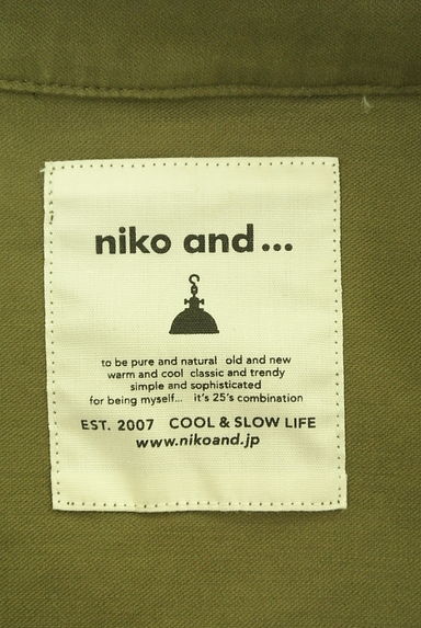 niko and...（ニコ アンド）の古着「ミリタリージャケット（ブルゾン・スタジャン）」大画像６へ