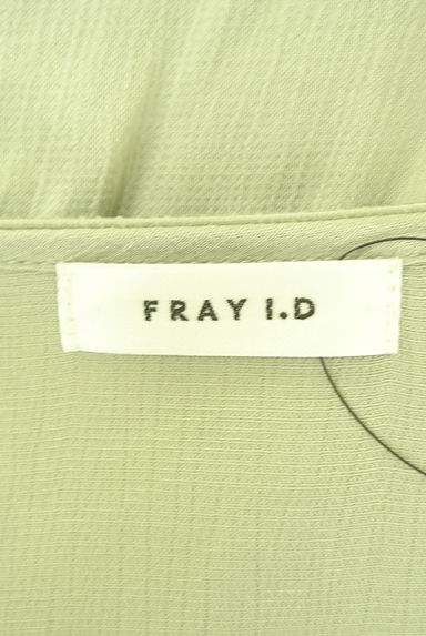 FRAY I.D（フレイアイディー）の古着「カシュクールサテンワンピース（ワンピース・チュニック）」大画像６へ