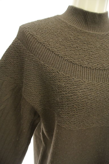 L'EQUIPE YOSHIE INABA（レキップヨシエイナバ）の古着「ケーブル袖ミドルニット（セーター）」大画像４へ