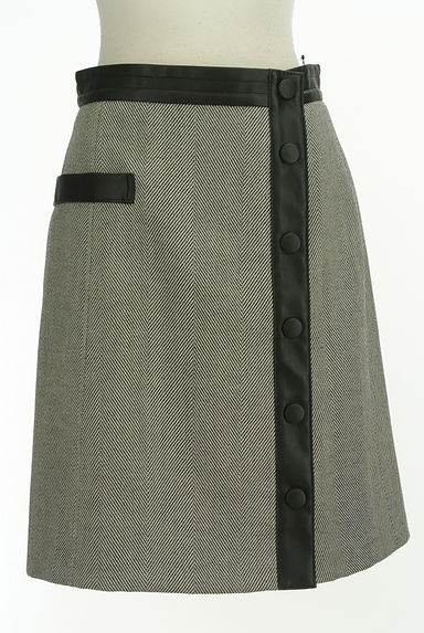 JILLSTUART（ジルスチュアート）の古着「ヘリンボーン柄膝丈スカート（スカート）」大画像１へ