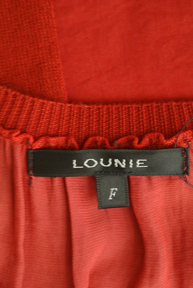 LOUNIE（ルーニィ）の古着「リボンベルト付きバックシフォンカーディガン（カーディガン・ボレロ）」大画像６へ