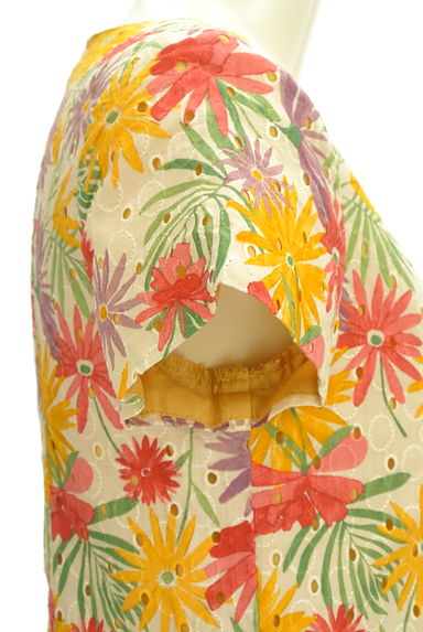 Jocomomola（ホコモモラ）の古着「カラフルフラワー刺繍ワンピース（ワンピース・チュニック）」大画像５へ