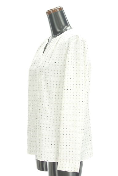 BOSCH（ボッシュ）の古着「キーネックダイヤ柄ブラウス（カットソー・プルオーバー）」大画像３へ