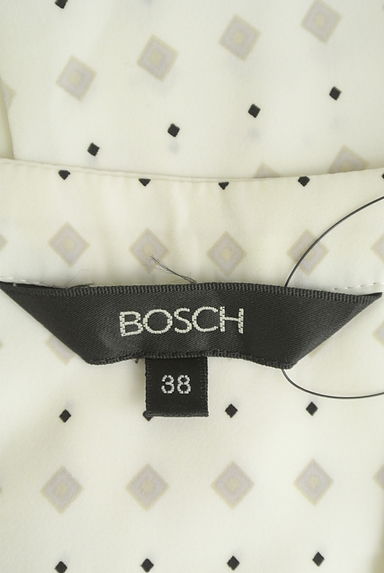 BOSCH（ボッシュ）の古着「キーネックダイヤ柄ブラウス（カットソー・プルオーバー）」大画像６へ