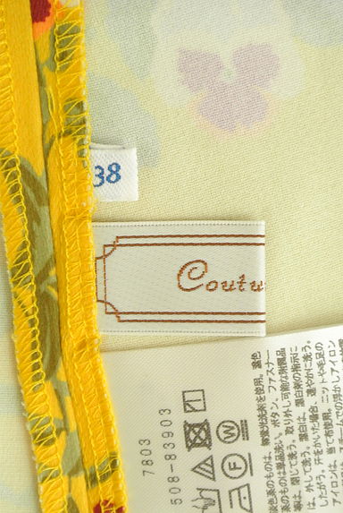 Couture Brooch（クチュールブローチ）の古着「９分袖花柄フリルカットソー（カットソー・プルオーバー）」大画像６へ