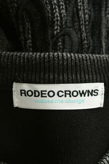RODEO CROWNS（ロデオクラウン）の古着「ロゴ刺繍入りオーバーサイズニット（ニット）」大画像６へ