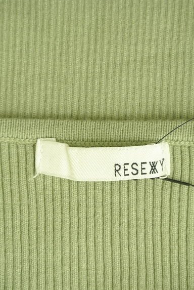 RESEXXY（リゼクシー）の古着「クロスリブニットミニワンピース（ワンピース・チュニック）」大画像６へ